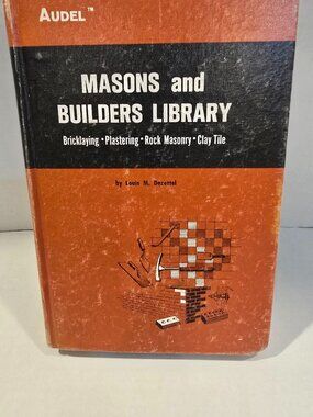 Masons and Builders Library Vol. II Louis M. Dezettel 1972 1st Ed. 4th Printing
